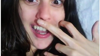 Hairy Pussy Camgirl Slut Loves Anal Fart Dirty Talk! She Goes Ass To Mouth After Anus Finger Fucking