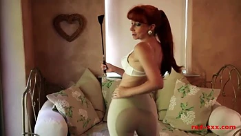 Mature Redhead Plays With Her Pussy In Masturbation