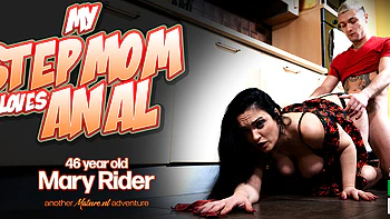 Anal Fucking My Hot 46 Year Old Stepmom Mary Rider In The Kitchen Is A Dream Cum True