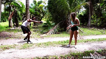 Great way to exercise with Harley Jade and her big ass