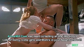 Madi Collins Family Threesome