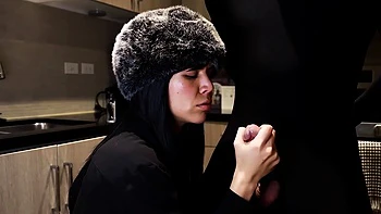 Luxurious Latina Mistress Milks Bwc In Her Kitchen - Seductive Dirty Talking Handjob W/ Big Cumshot