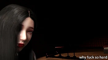 3D Two Skinny Asian Whores Have First Time Threesome Sex