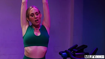 MILFY Married MILF Sierra Spunk Gets Her Pussy Worked Out By Fitness Instructor