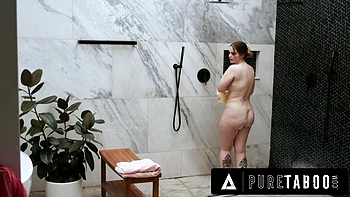 PURE TABOO Pervert Lonely Man Accepts To Host Homeless Codi Vore IF He Can Watch Her Take Showers