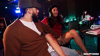 Sneakily Sucks James Angels Black Cock In A Poetry Slam - Evelin Stone