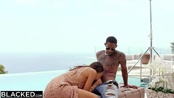 BLACKED Shy model Anya gets DPed by two huge BBCs