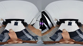 Short-haired Jessie Ames fucks in pov with a big dick