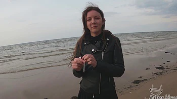 Two girls are having lesbian sex in the car with a dominatrix