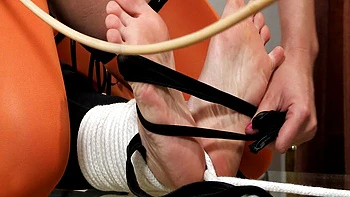 Bondage and foot whipping [Part 1]