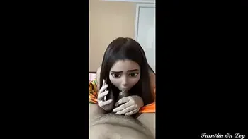 My step Sister-in-Law is my Whore She Sucks My Cock While Talking to Her Husband on the Phone NTR