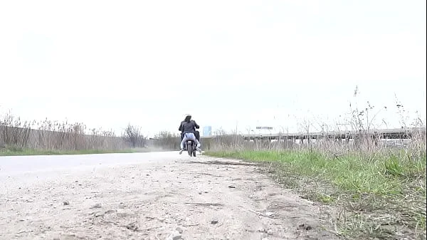 Biker Hard Fucked Teen Queenlin in The Ass - Big Anal Gape - Big Natural Tits VK089