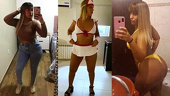 Loira gostosa: Blowjob, Doggy  Big Ass Porn