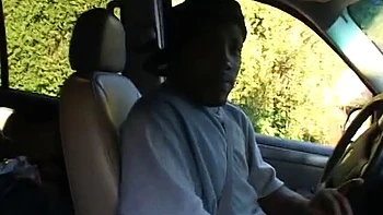 Blonde with tiny tits blows black guy