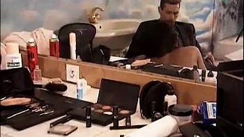 Anita Blonde Fucked Hard in her Dressing Room: Blowjob, Doggy  Cowgirl Porn