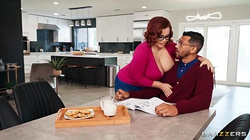 Swallows Her Stepdaughters Boyfriend Big Black Cock - Natasha Nice