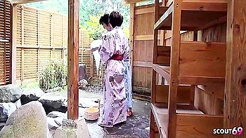 Japanese Geisha Give Blowjob At Spa While Soap Massage In Uncensored Jav Porn