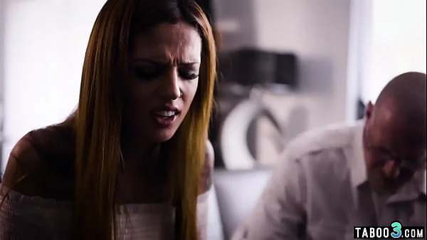 Wife has to fuck father in law to keep his mouth shut