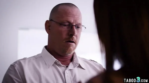 Wife has to fuck father in law to keep his mouth shut