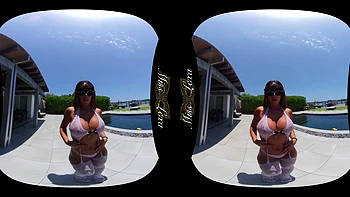 Oiled Up Stripper Is Here To Please