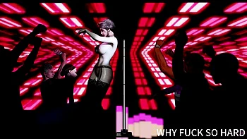 3D Horny Slut Asian Whore Wearing Lingerie Got Fucked