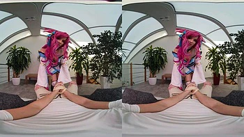 Pink LOL Cosplay Vr: Blowjob, Cowgirl  Cumshot Porn