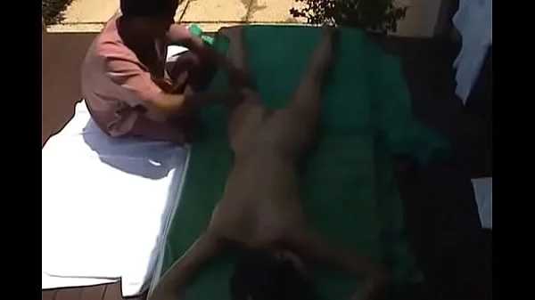 Hidden camera massage for tourist