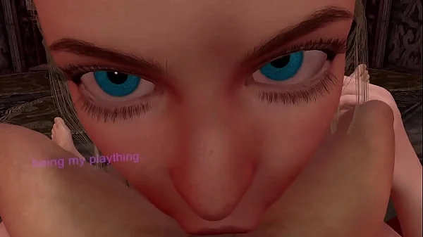 Giant Empress sucks the life out a pure guy's dick (POV)