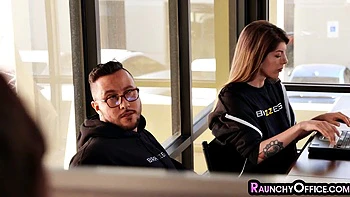 busty office MILF pussysmashed