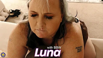 Luna Is A Bbw British Cougar With A Naughty Taste For Big Black Cocks