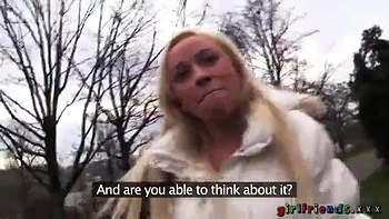 LESBO PICKS UP A HOT BLONDE: Hardcore, Babe  Handjob Porn