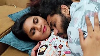 Wife And Husband First Time Sex And It Happens In Kitchen And Sofa Sex While No One In Home