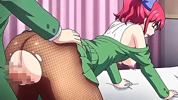 Sexy redhead fucked in black stocking: Blowjob, Big Tits  Big Ass Porn