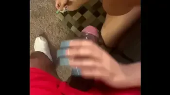 She can’t put on the condom she brought