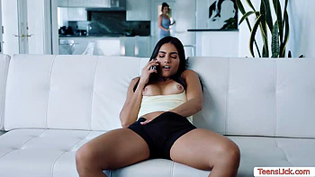 Caught my babysitter having phone sex