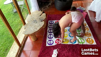 Get Ready For A Heated Game Of Strip Twister With Amelia And Lucas With Celestina Blooms And Aften Opal