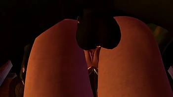 Orc Has His Way with His Elf in the Stocks BDSM - 3D Hentai