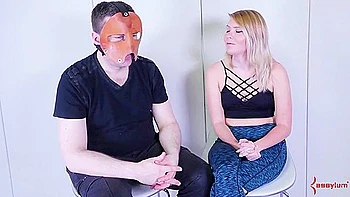 Bdsm Mff Threesome Slave Sucks Doms Cock