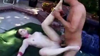 Poolside sex with Sunny ft. Sunny Lane: Blowjob, Doggy  Cowgirl Porn