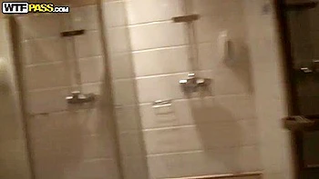 Petite Girl Gives Head At Stag Party