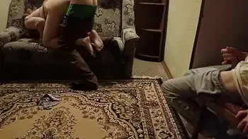 Your girlfriend is busy now! Wait cuckold