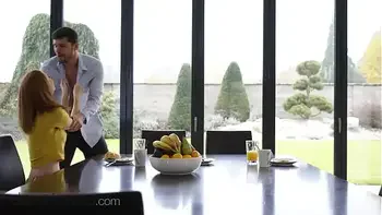 Dane Jones Big tits redhead Lenina Crowne and pussy eating big dick husband