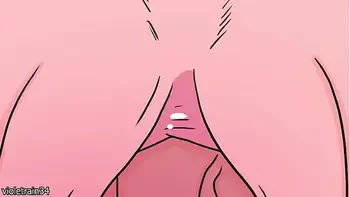 Bakugo fucks Uraraka Ochaco while he grabs her tits and then cums inside her