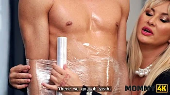 MOMMY4K. Sexually insatiable MOMMA started a tricky sex game ft. Jarushka Ross: Porn