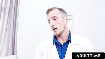 Therapist Jesse Pony Lets Clients Use All Her Holes In Rough Bukkake Gangbang!