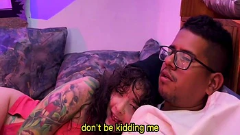 Busty Latina Fucks Her Stepbrother Next To Her Stepsister In Law