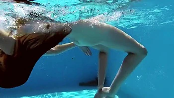 Hot Mixed Race Teen 18+ Fernanda Releve Swimming