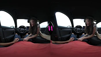 Sex In The Car With The Beautiful Becky