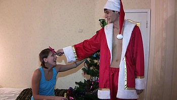 An appetizing brunette woman, Sasha, has sex with her boyfriend at home