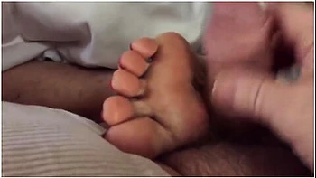 Stepaunt Annette Wakes Up & Jacks Me Off On Her Feet